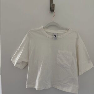 Nike Cream Short Sleeve Tee with Pocket